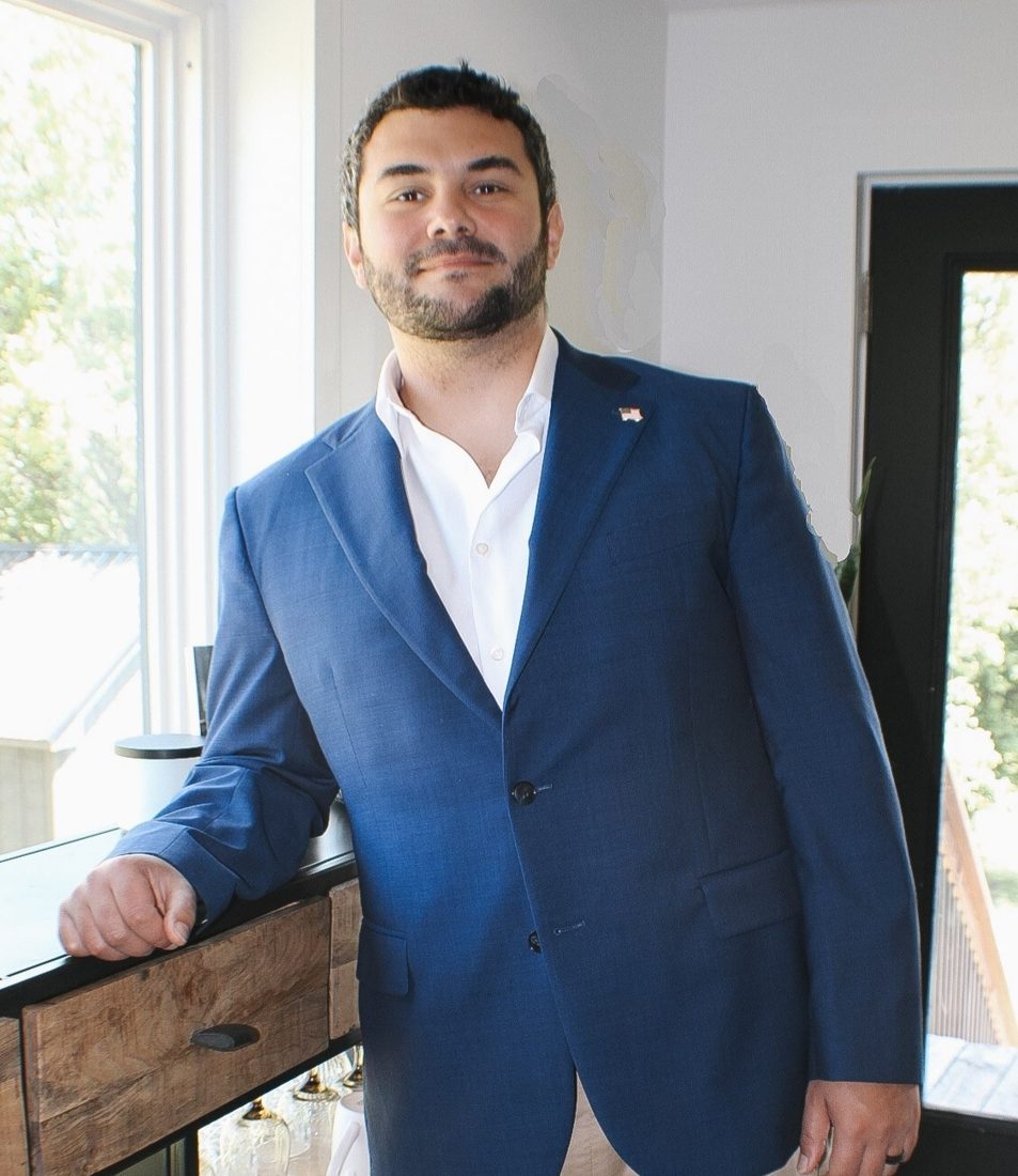 Danny Davis in a blue suit